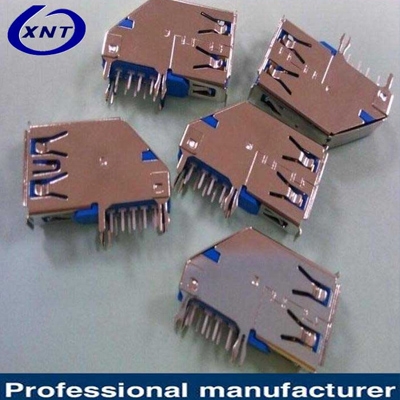 深圳USB3.0 側(cè)插藍(lán)膠 DIP
