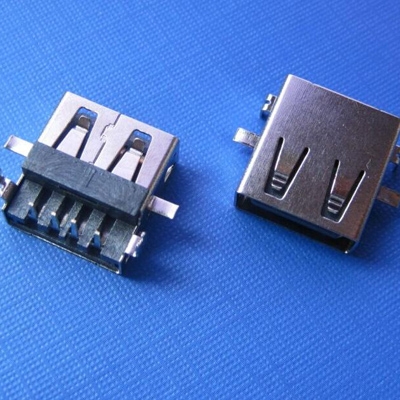 深圳USB A type 沉板 DIP型 (焊腳:DIP, 外殼:前貼后插)