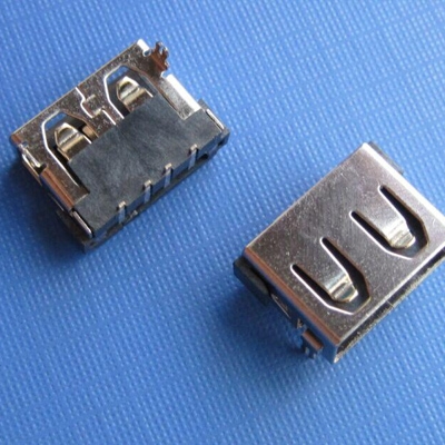 深圳USB A type 板上10.00寬 DIP型 (焊腳:DIP, 外殼:DIP)