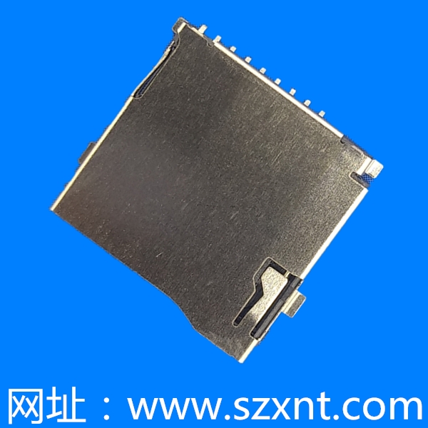 TF卡座TF/microSD push 外焊帶偵測