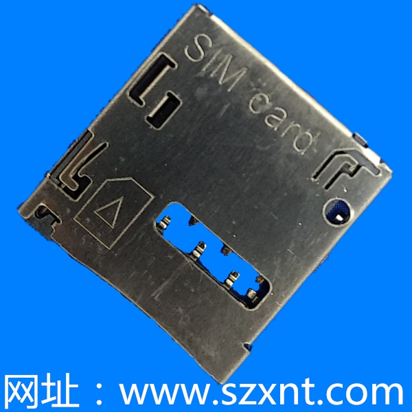 深圳micro sim 超薄 push type 1.27高帶偵測端子