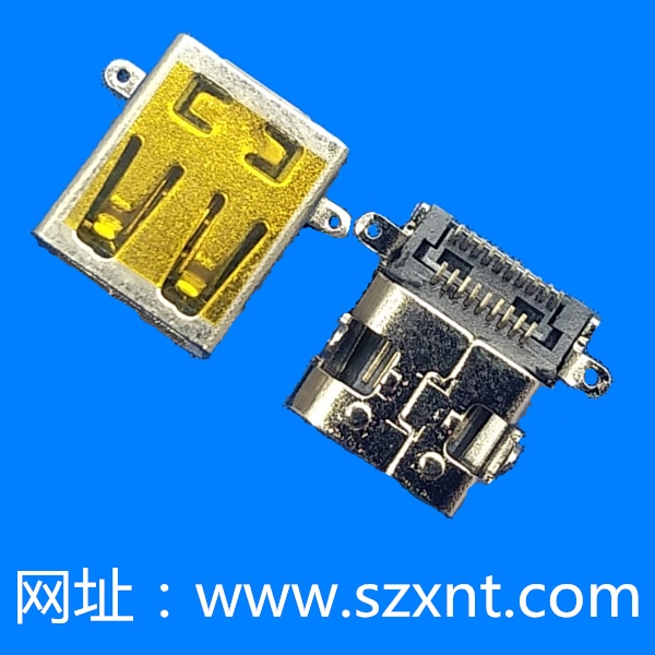 深圳MICRO HDMI 外殼前插后貼