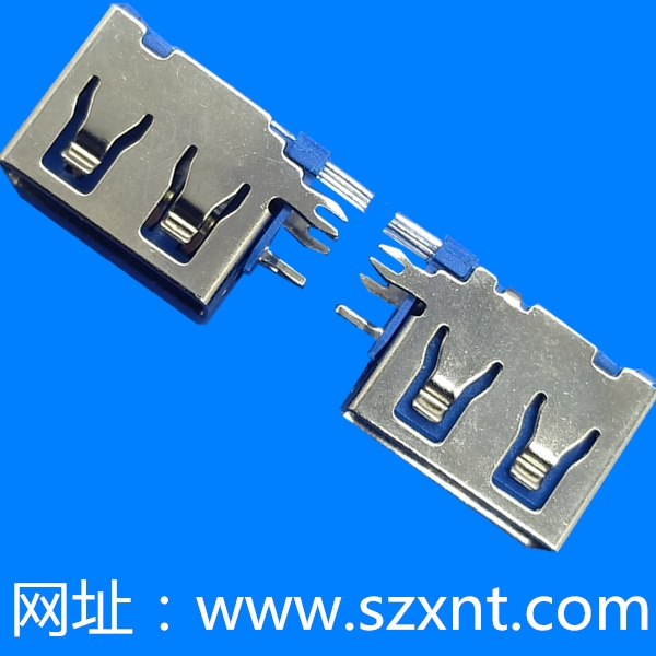 深圳USB 側(cè)插 短體 藍(lán)膠