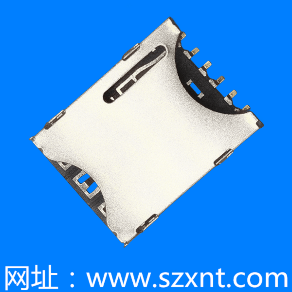 臺(tái)灣SIM卡座NanoSim6Pin推拉式 (H=1.20）