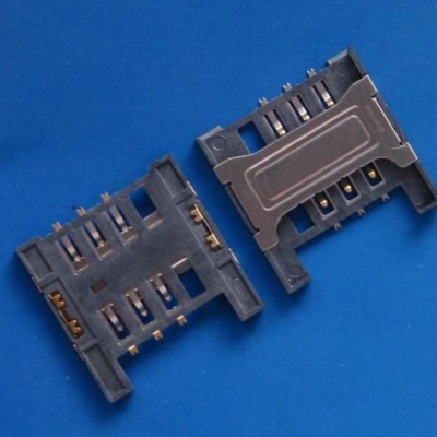 常熟Sim no-push type 6Pin (H=1.8mm) without column detection