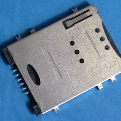 吳中SIM card push type 6Pin sink type
