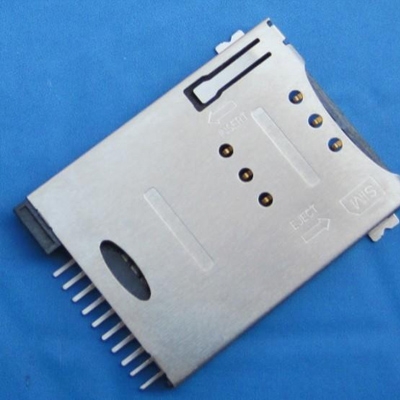 吳中SIM card push type 8pin+2pin with CD